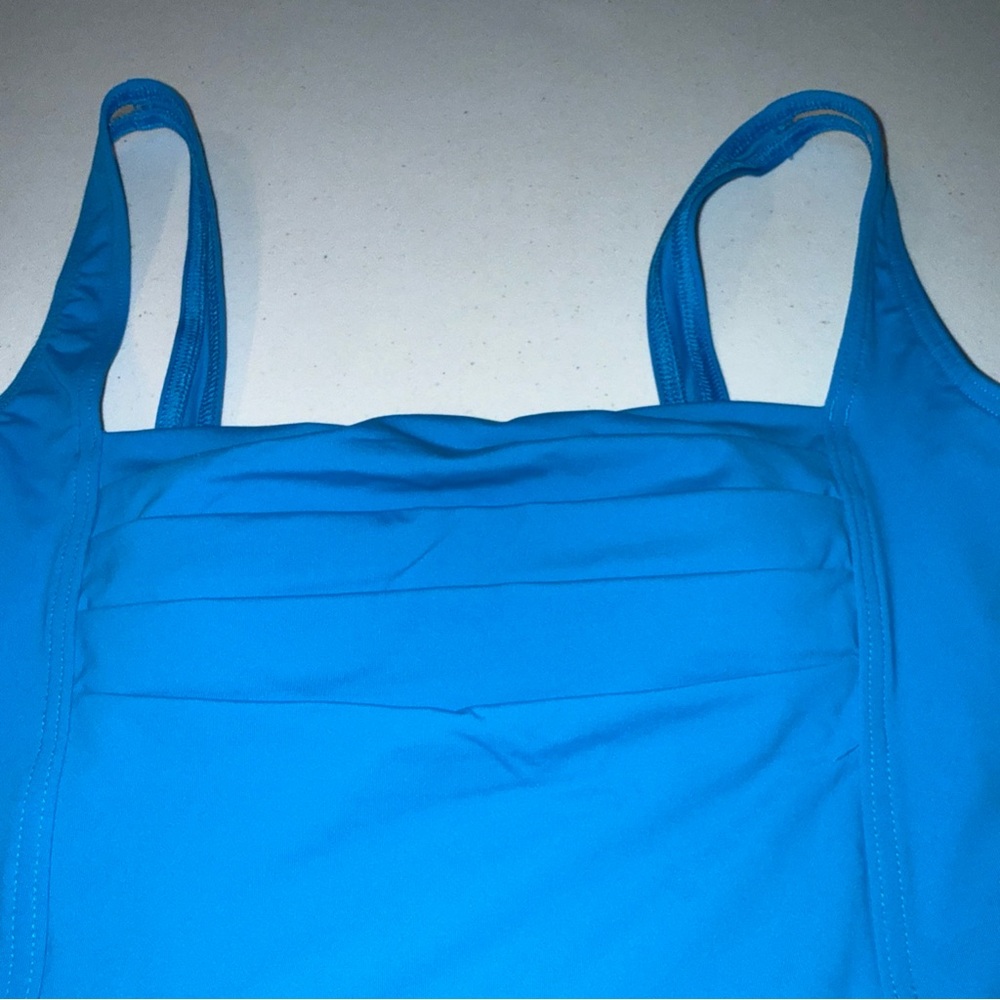 CK Calvin Klein Size 8 Women's Aqua 1-Piece SwimSuit Summer Swim Suit‎ Teal